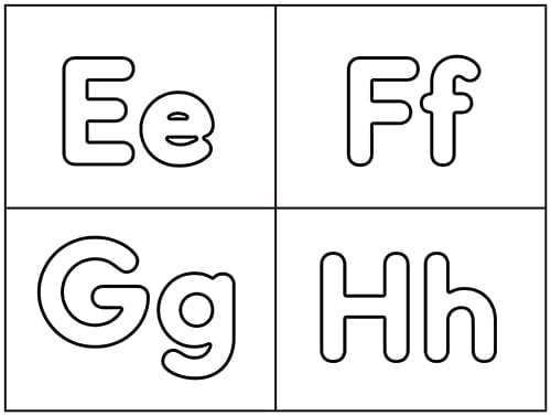 Printable Alphabet Letter Templates -Worksheets Library