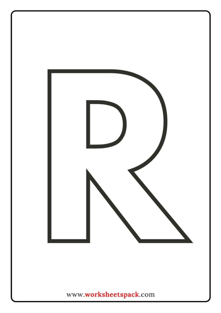 free printable uppercase letter stencils