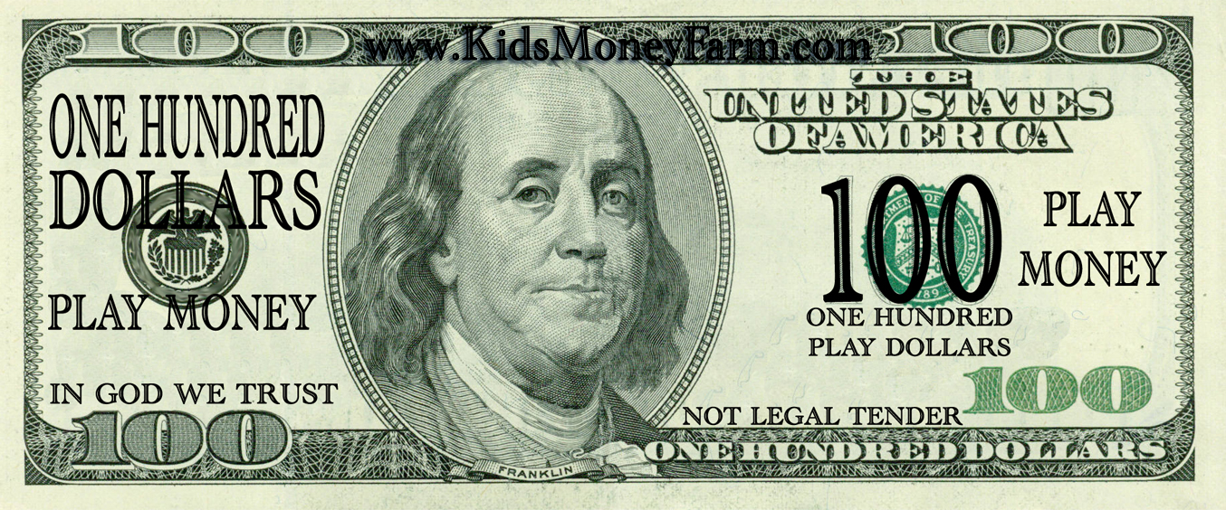 free printable us money