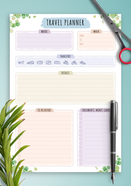 Travel Planner Templates