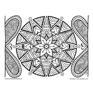 free printable valentine mandalas