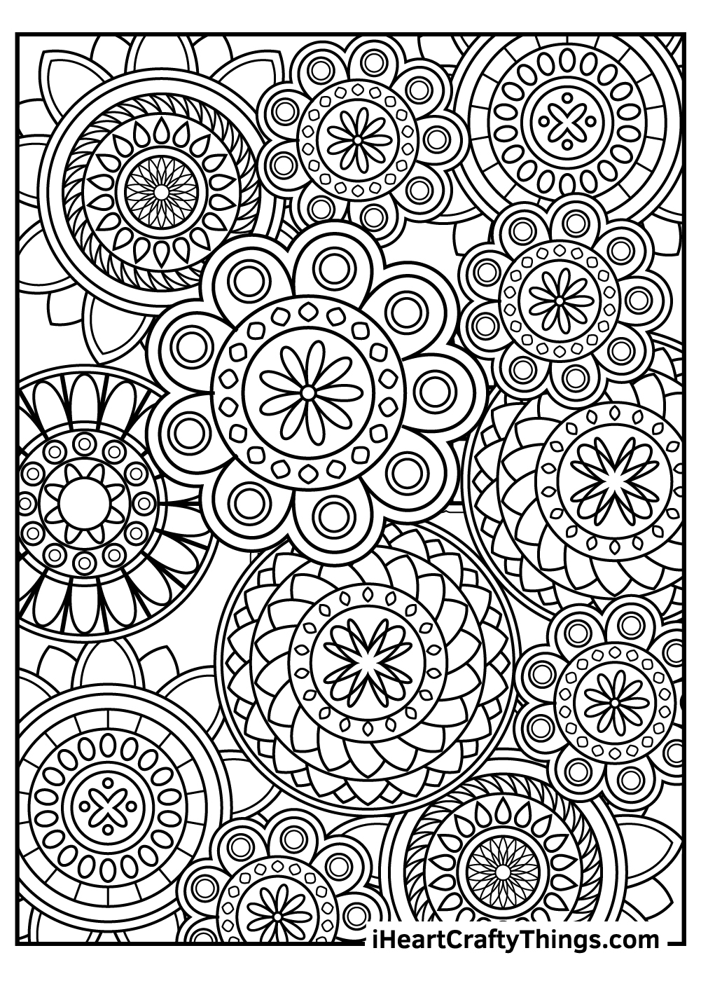free printable valentine mandalas