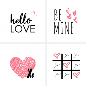free printable valentine signs