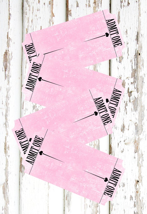 free printable valentine tickets