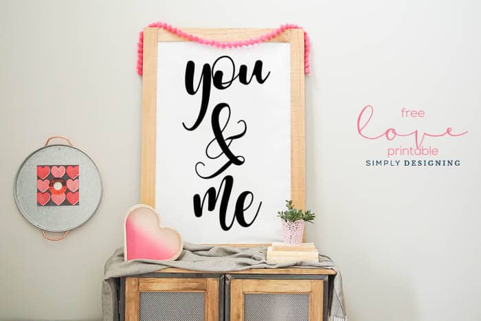 16 Adorable Valentines Day Wall Art Printables | Made In A Day
