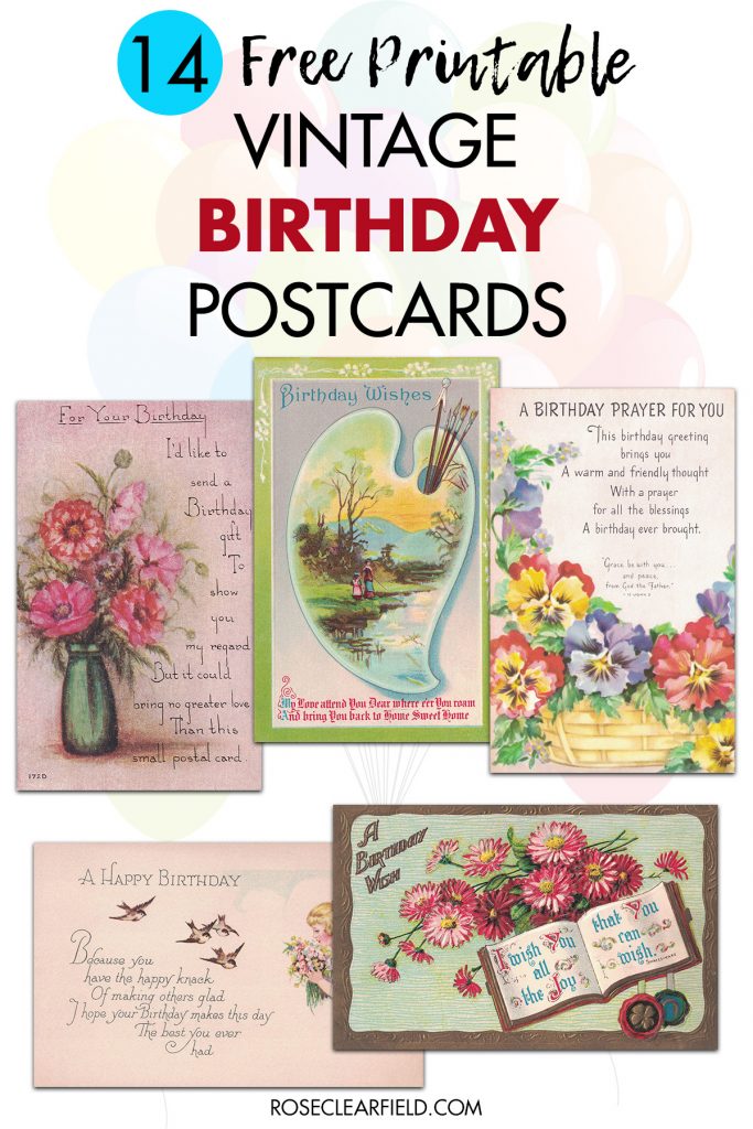 free printable victorian birthday cards