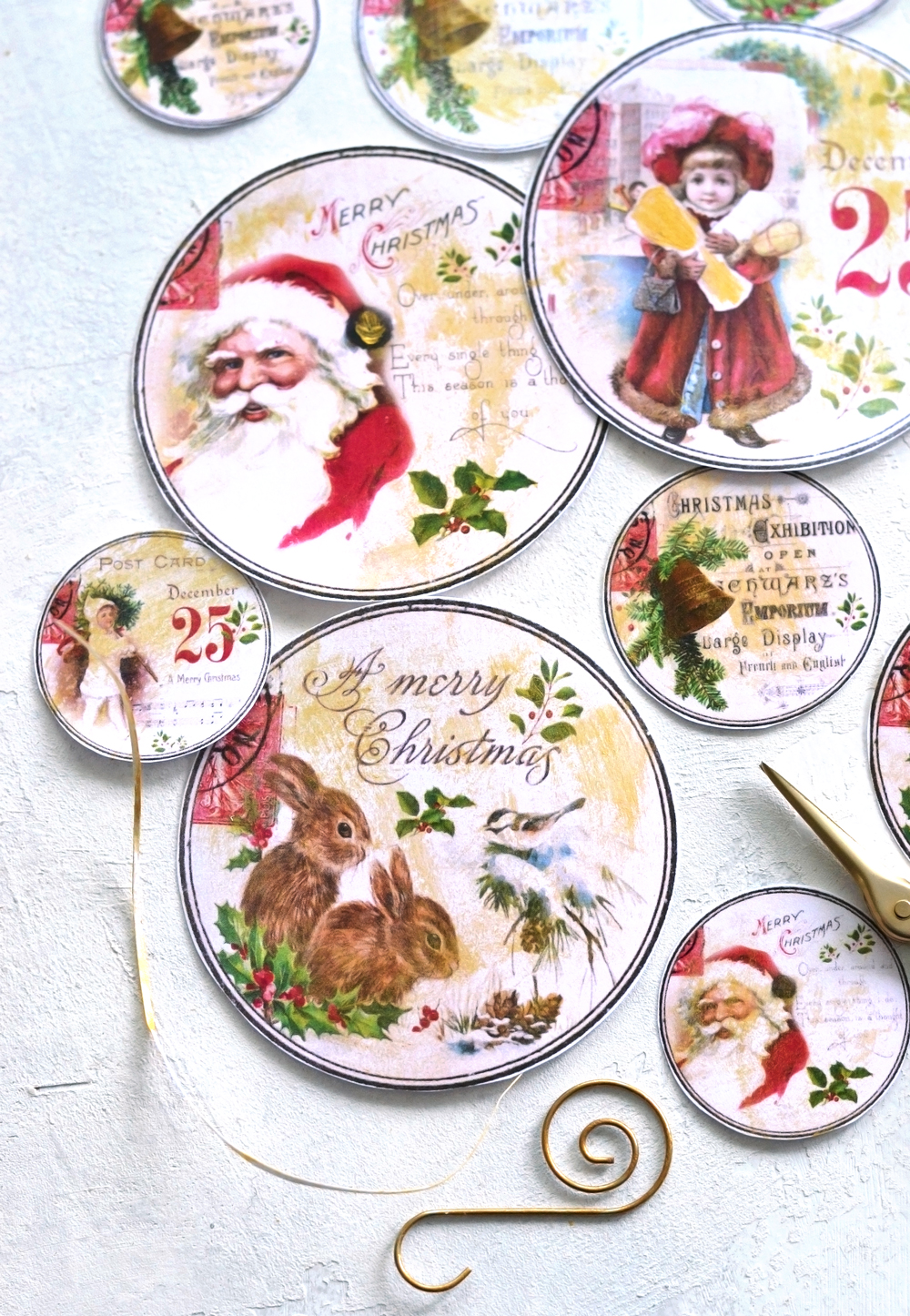 free printable victorian gift tags