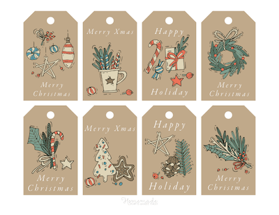 free printable victorian gift tags