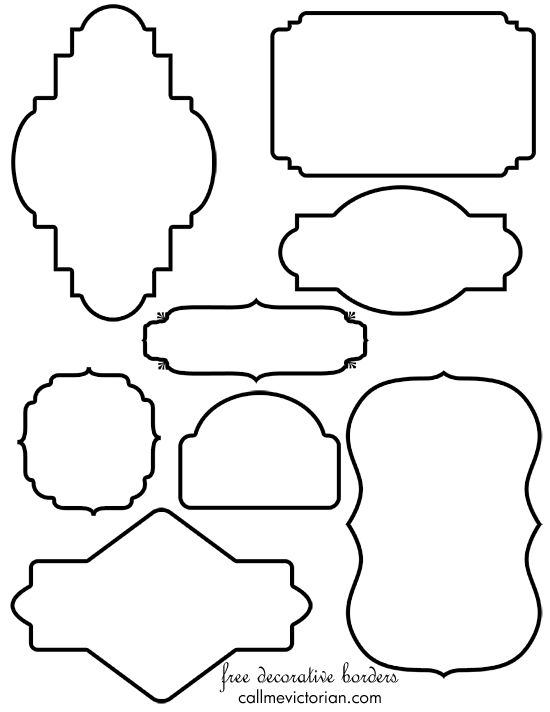 Vintage Frame Border Clipart