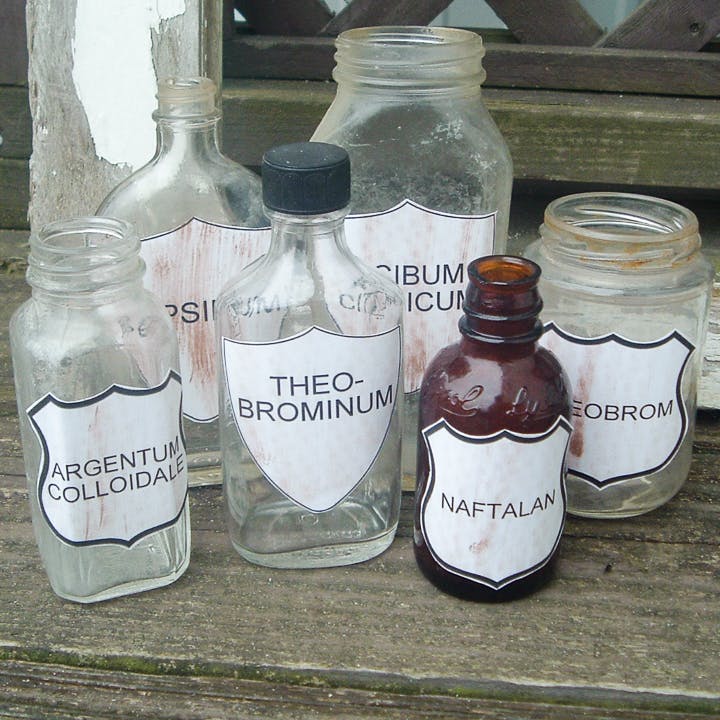 free printable vintage labels for jars