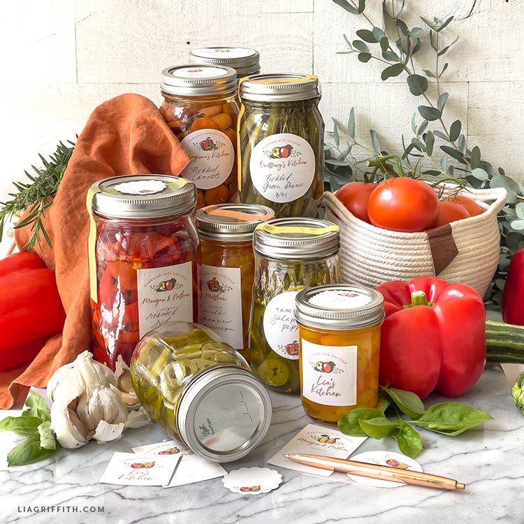free printable vintage labels for jars