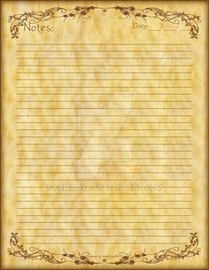 free printable vintage lined paper
