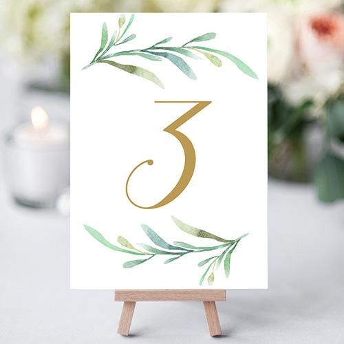 free printable vintage table numbers for wedding