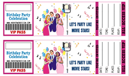 free printable vip party invitations