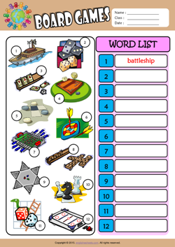free printable vocabulary games for high school