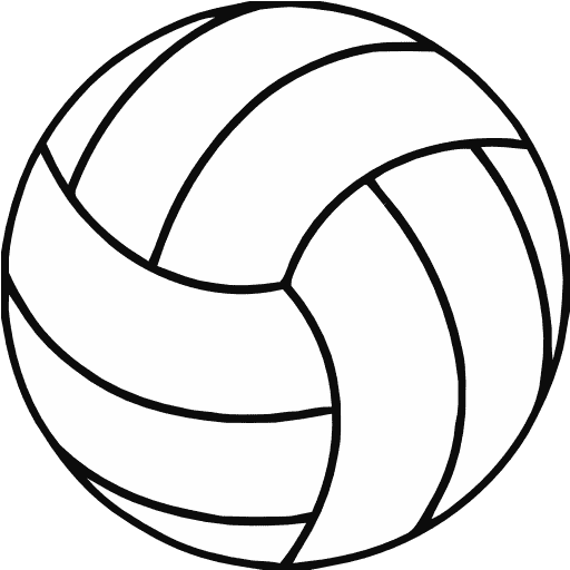 free printable volleyball templates