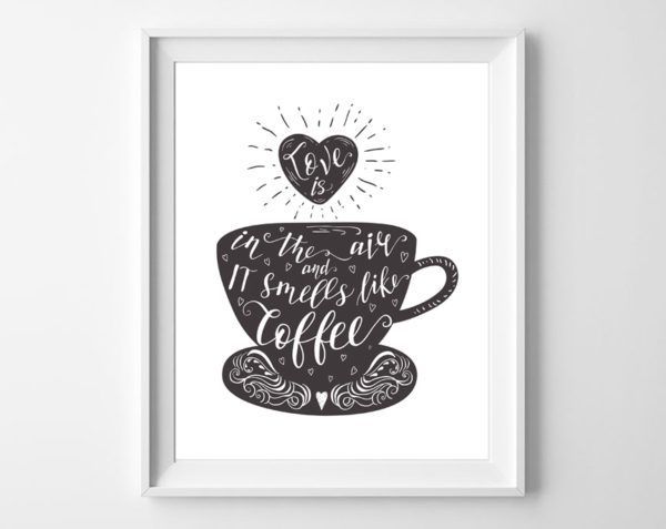 free printable wall art coffee