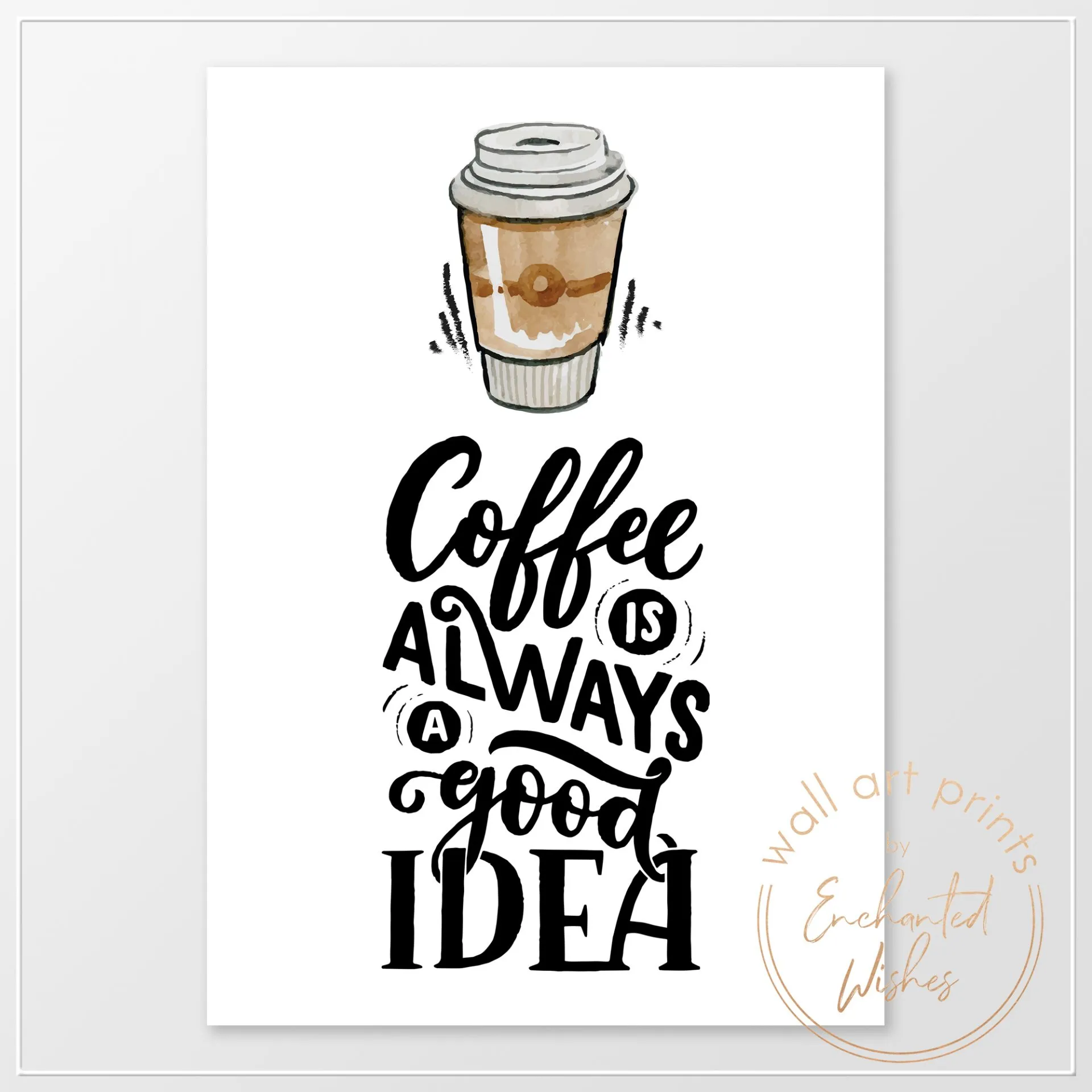 free printable wall art coffee