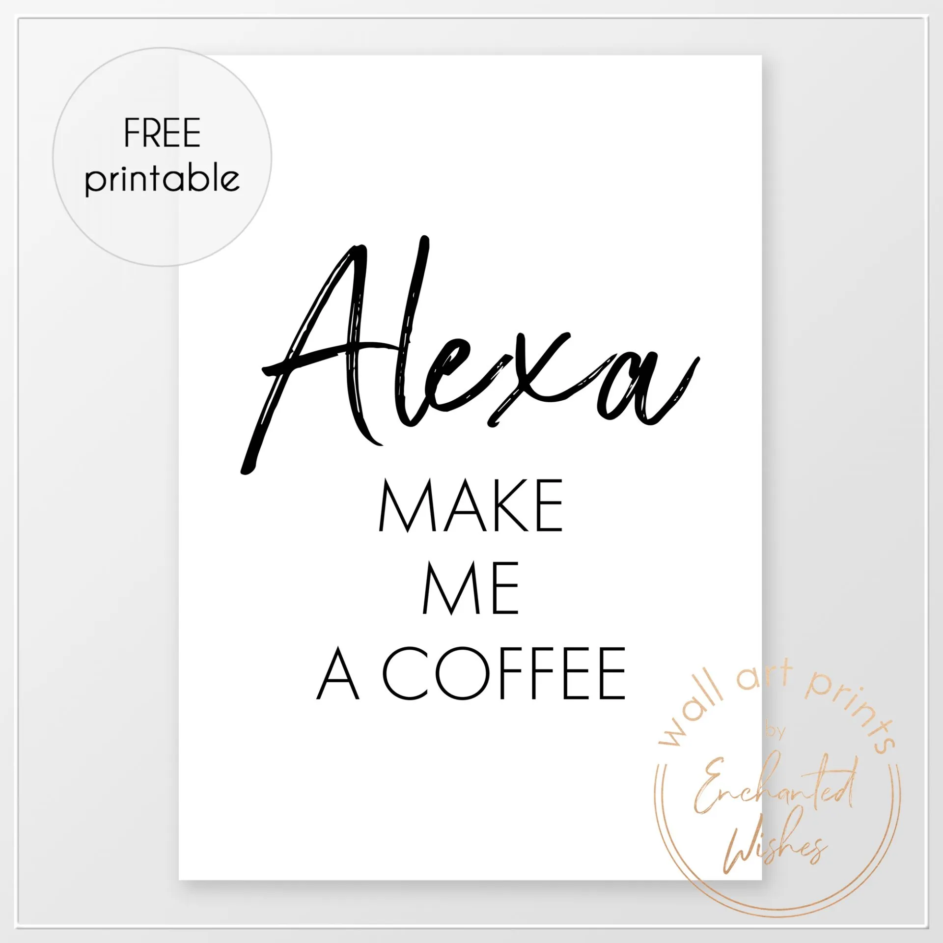 free printable wall art coffee
