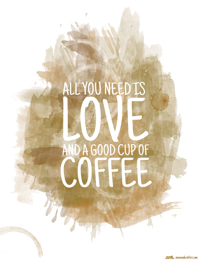 free printable wall art coffee