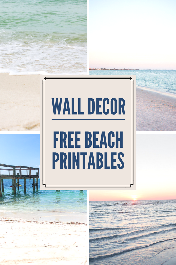 free printable wall art ocean