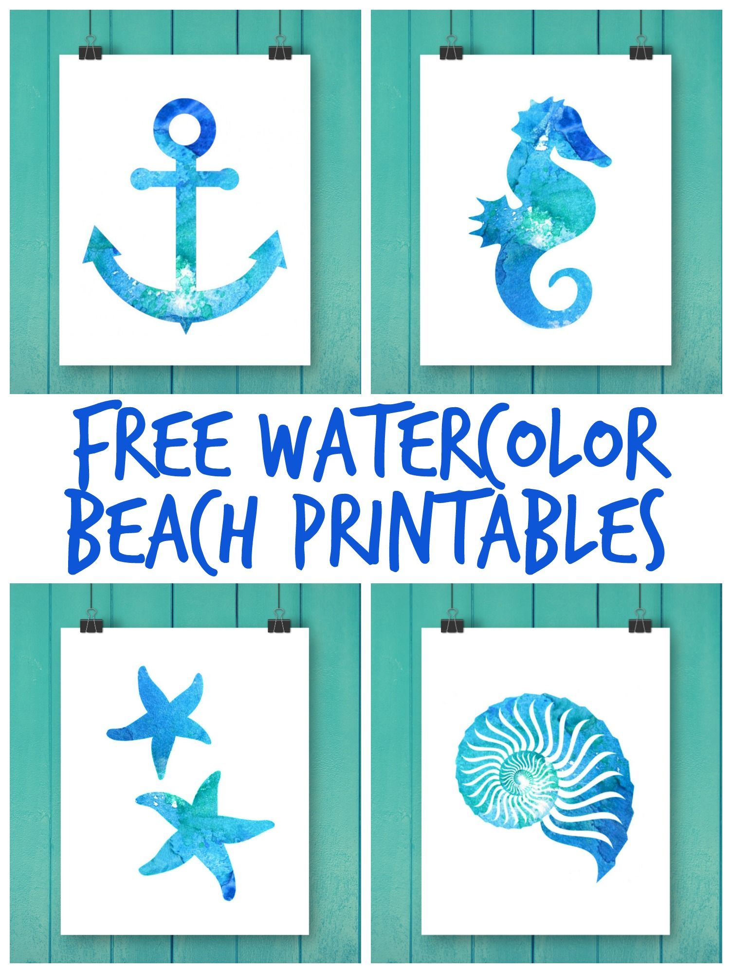free printable wall art ocean