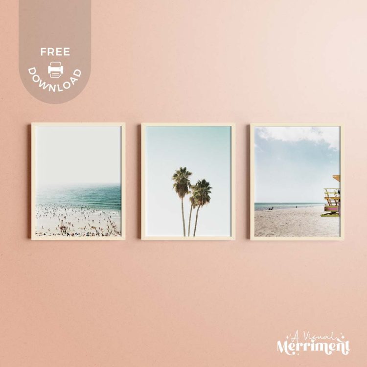 free printable wall art ocean