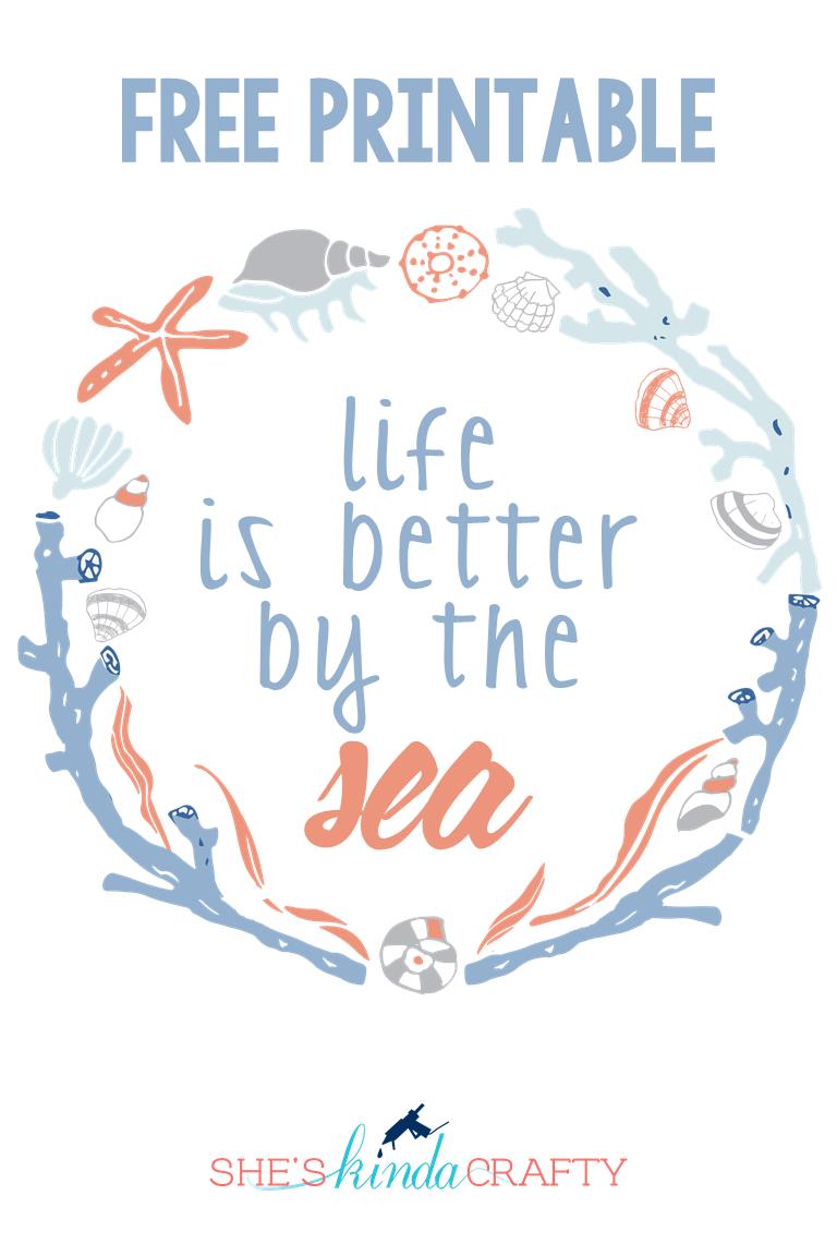 free printable wall art ocean