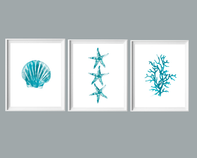free printable wall art ocean