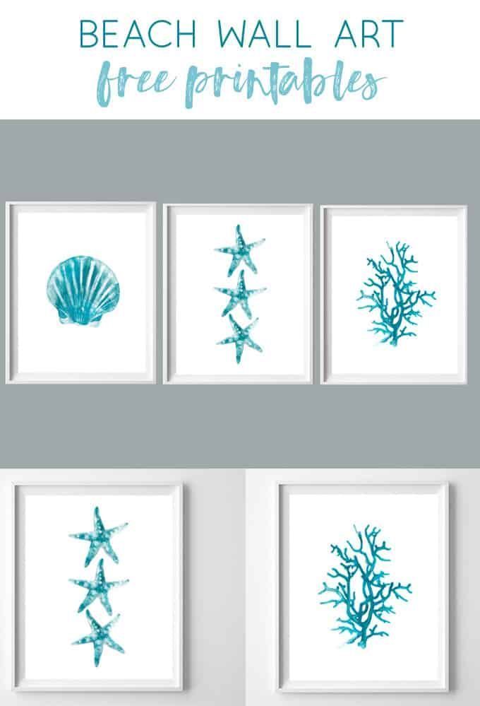 free printable wall art ocean