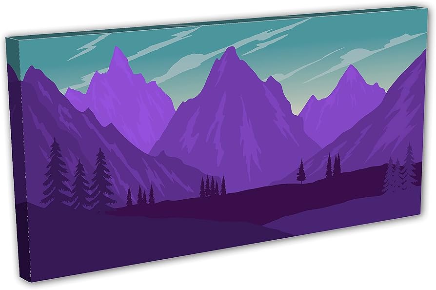 free printable wall art purple