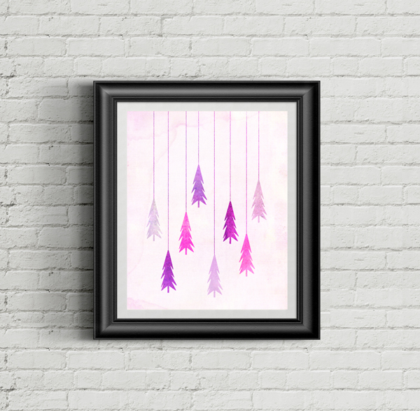 free printable wall art purple