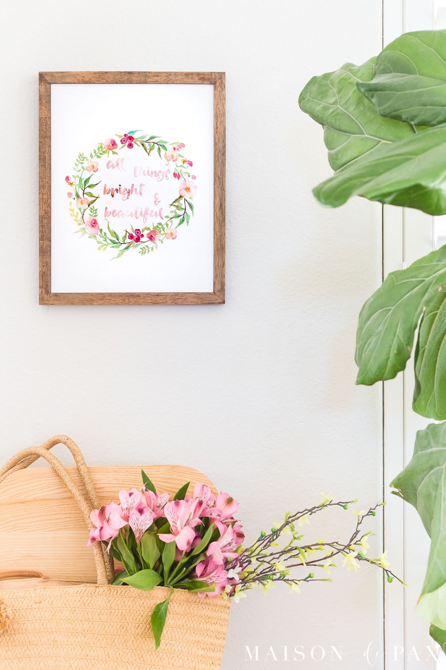 free printable wall art watercolor