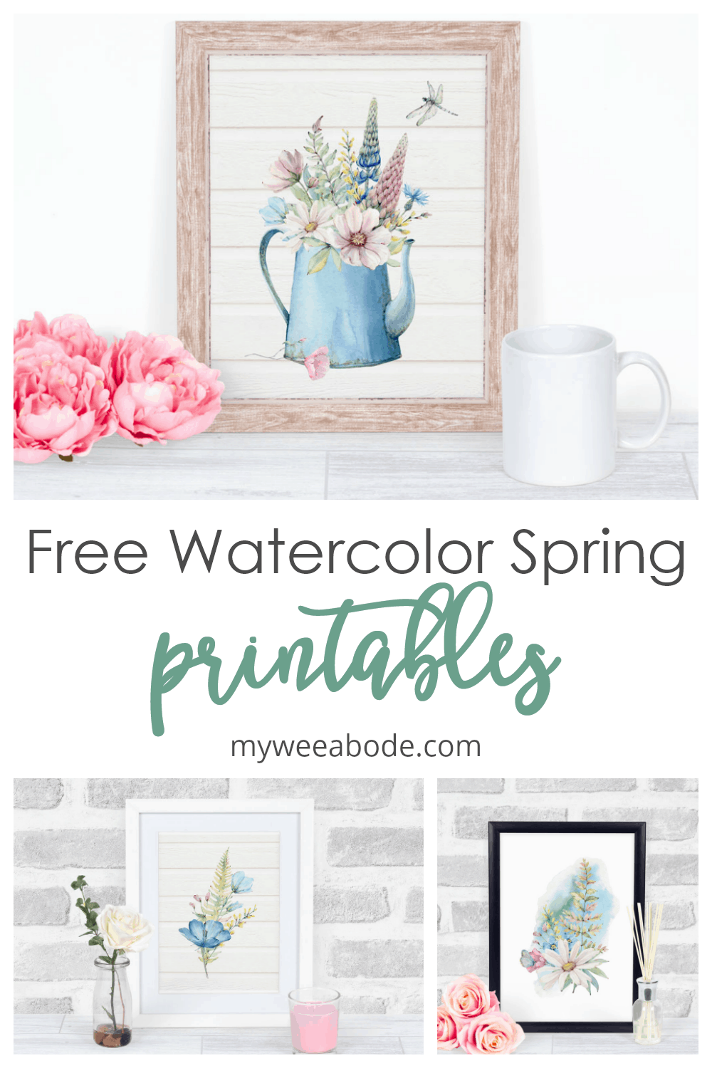 free printable wall art watercolor