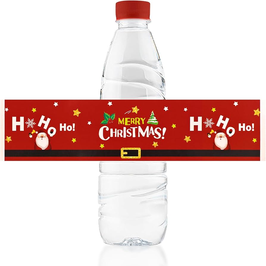 amazon-com-urroma-christmas-water-bottle-labels-50pcs-red-worksheets-library for Free Printable Christmas Water Bottle Labels Amazon.com: URROMA Christmas Water Bottle Labels, 50pcs Red ... - Worksheets Library for Free Printable Christmas Water Bottle Labels