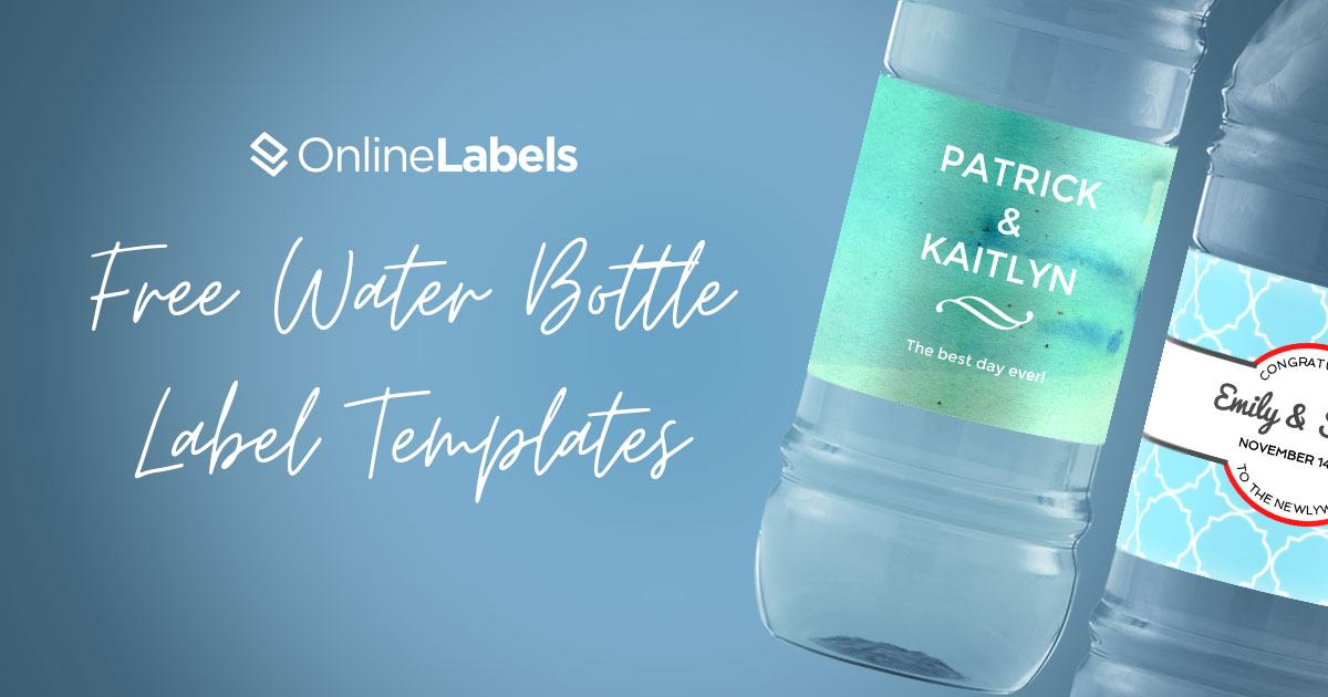 free printable water bottle labels for birthday