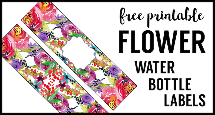 free printable water bottle labels for birthday