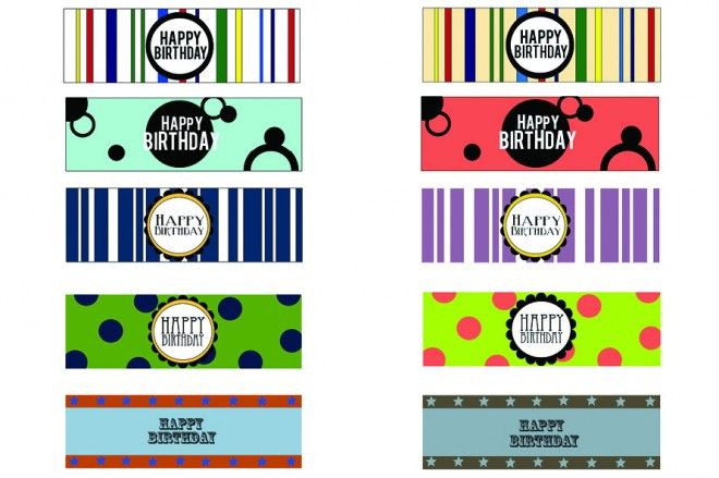 free printable water bottle labels for birthday