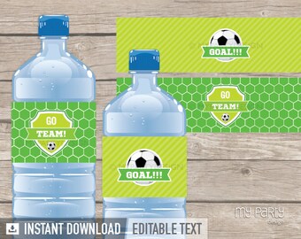 free printable water bottle labels soccer