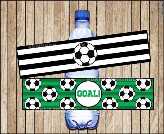free printable water bottle labels soccer