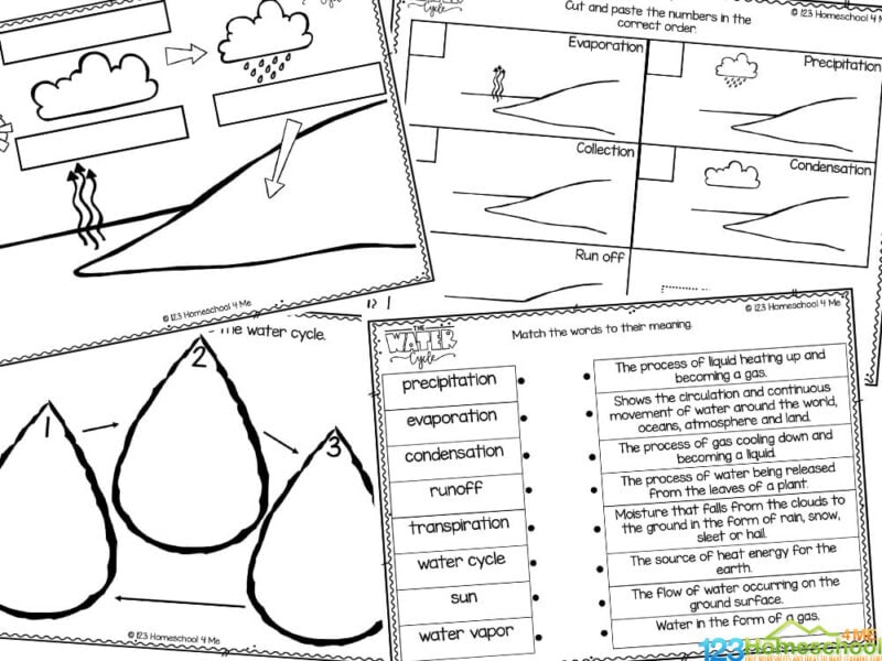 Free Water and Water Cycle Resources - Homeschool Den