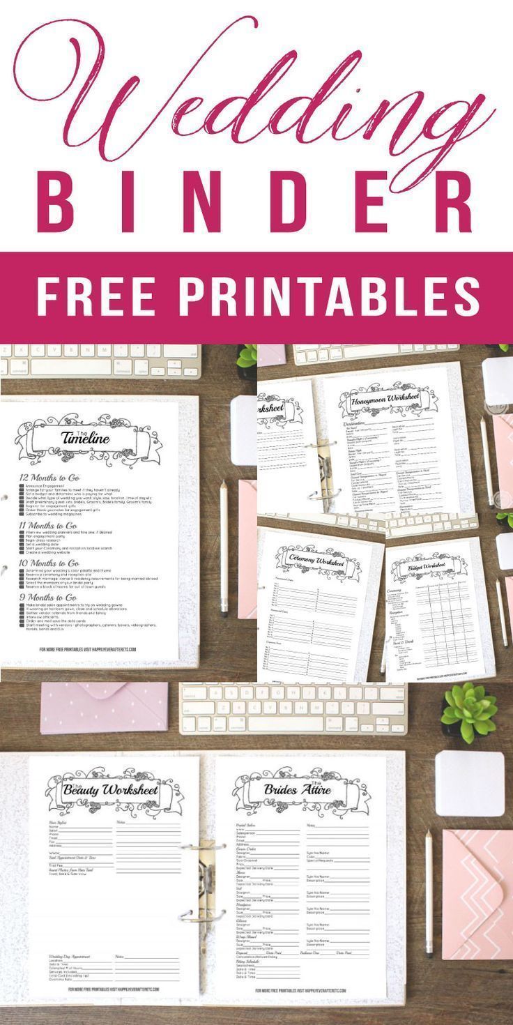 Get Your FREE Wedding Binder!