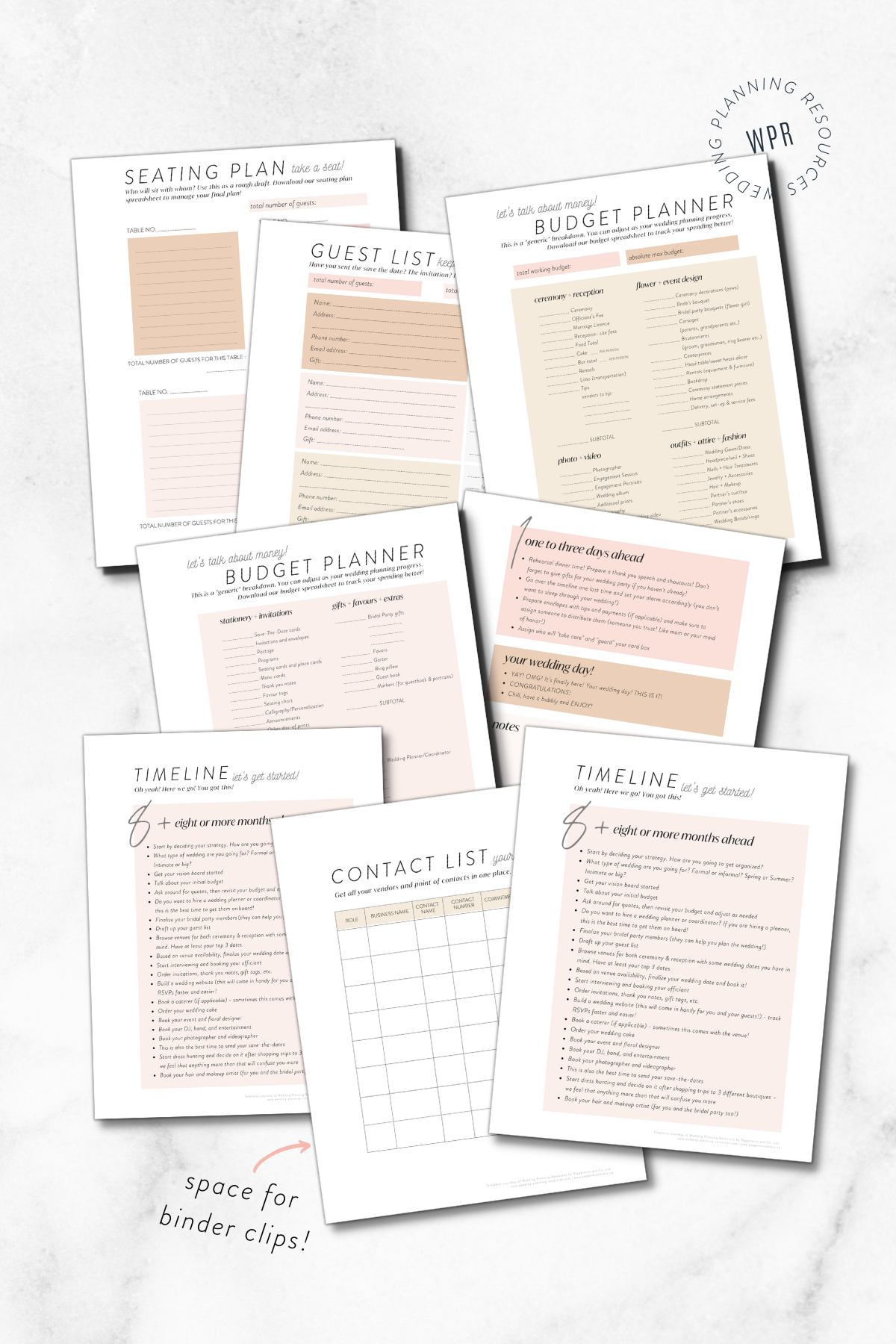 Free Wedding Printables: Wedding Planning Checklist - To Do PDF