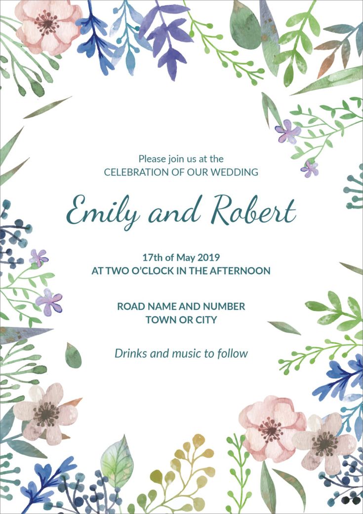 free printable wedding invitation templates online