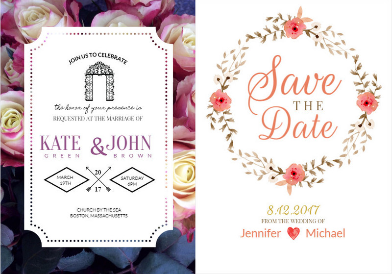 free printable wedding invitation templates online