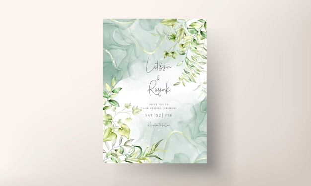 free printable wedding invitation watercolor