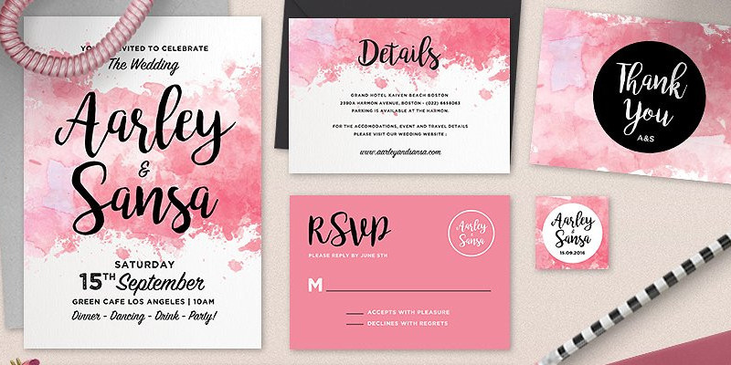 Watercolor Wedding Invitation - 18+ Examples, How to Apply