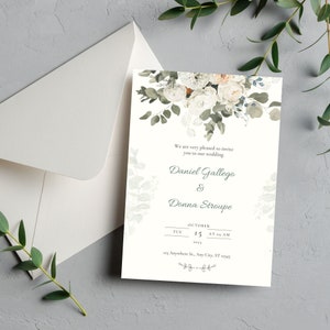 Downloadable Wedding Invitation  