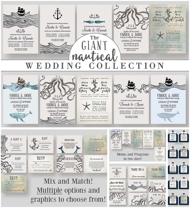 free printable wedding invitations nautical