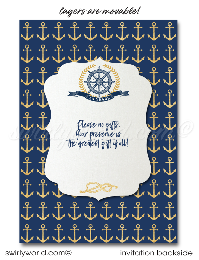 free printable wedding invitations nautical
